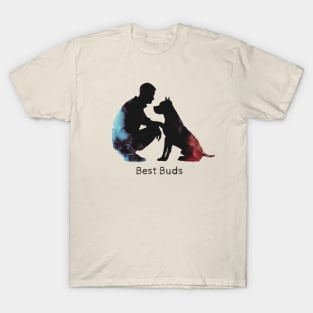 Best  Buds - Pitbull T-Shirt